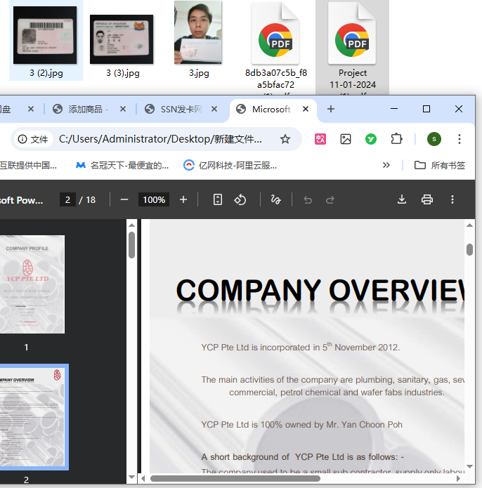 新加坡公司资料一套
